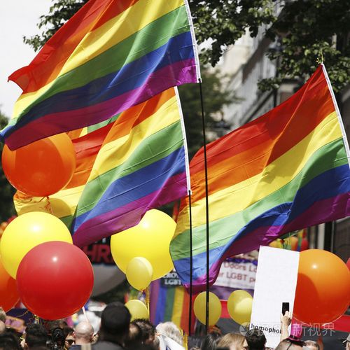 彩虹标志代表同性